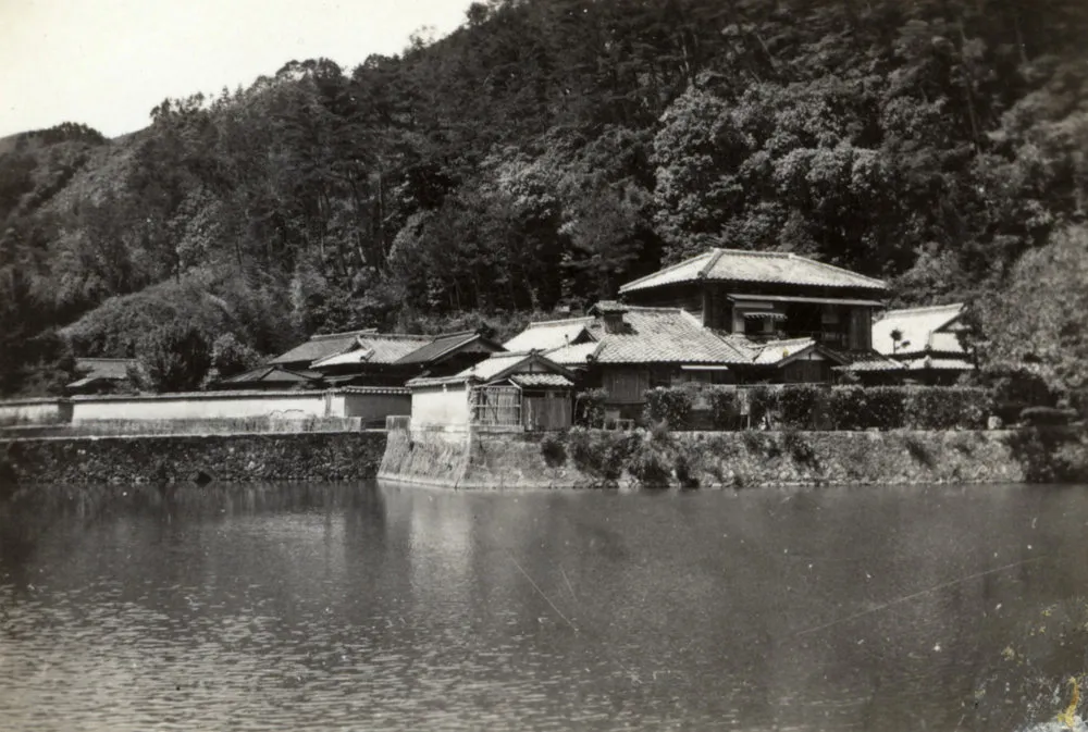 Military Service, World War II; Japan(?); lakeside scene.