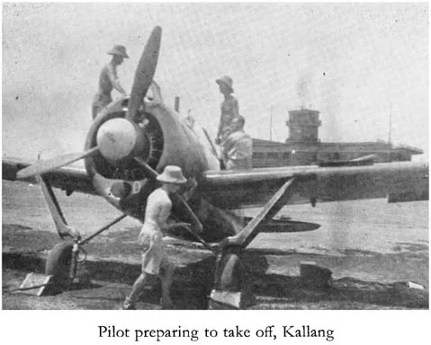 Pilot preparing to take off, Kallang