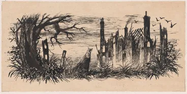 Image: Vignette for Joseph Braddock's 'Haunted Houses', chapter 12, page 203