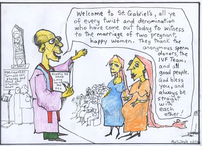 Doyle, Martin, 1956- :Wedding at St Gabriel's. 21 May 2012