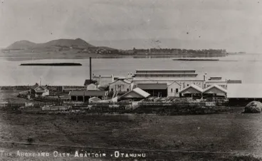 Image: Auckland City Abattoir, Ōtāhuhu, 1910s