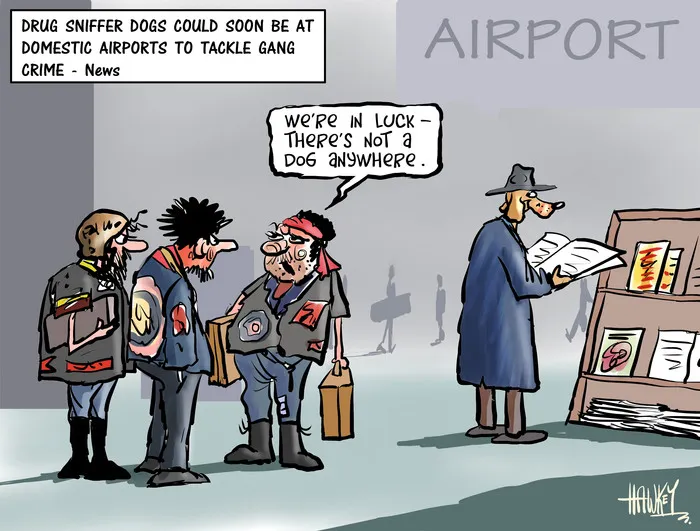 Hawkey, Allan Charles, 1941- :Drug dogs. 6 August 2014