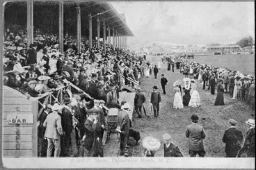 Image: Crowds at the Manawatu and West Coast Agricultural and Pastoral Association Show