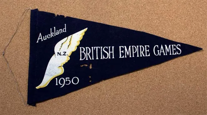 1950 Auckland British Empire Games pennant