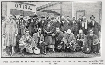 Image: West Coasters at the Opening of Otira Tunnel