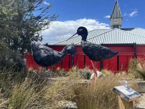 The Black Stilts sculpture, Twizel
