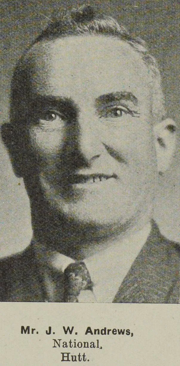 Mr. J. W. Andrews, National, Hutt