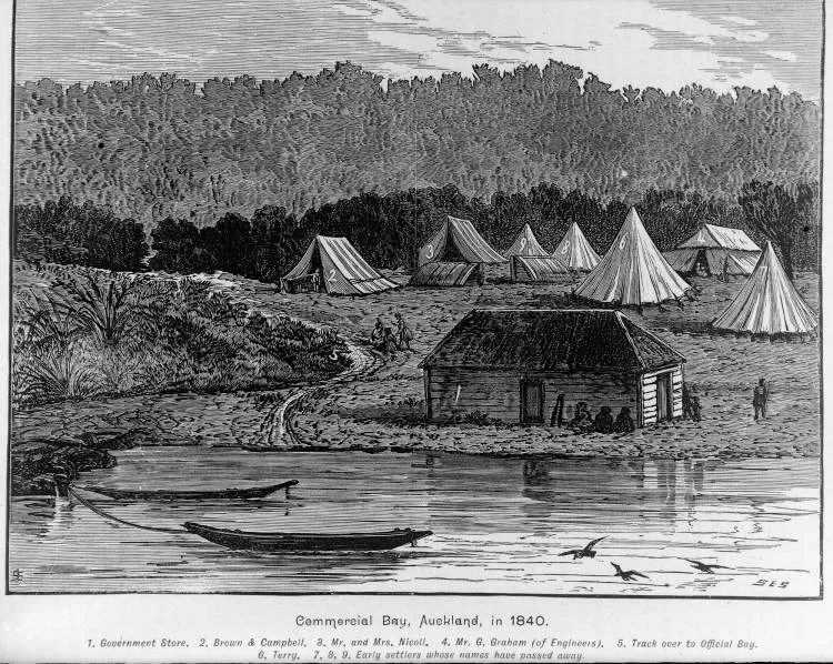 Commercial Bay, 1840
