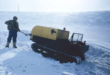 Image: Slide: Man and Vehicle