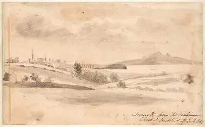 Parnell from the Onehunga Road, Auckland