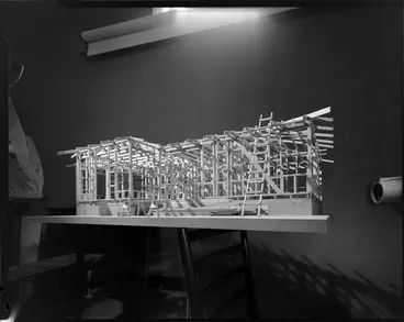 Image: Architect's concept model of Carter Merchants, Tawa, Wellington