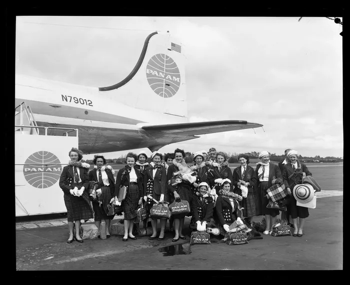 Sargettes marching team, Whenuapai, Waitakere City, Auckland Region