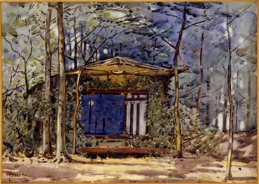 Image: NZ Divisional open-air theatre, Authie