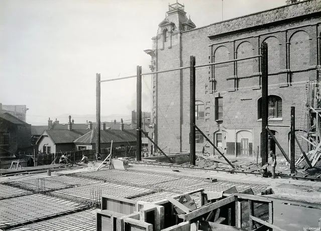 Construction of Dunedin Town Hall