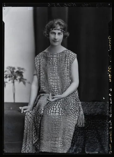 Image: Film Negative: Miss M Vigers