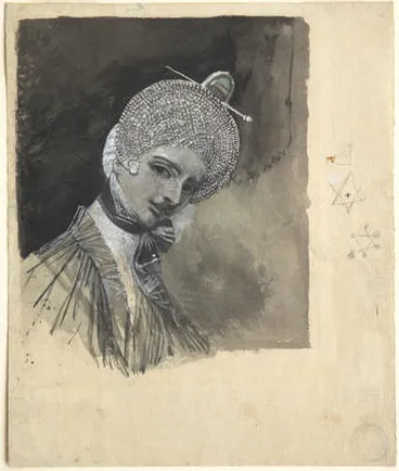 Image: Bust Portrait of Mrs Fuseli