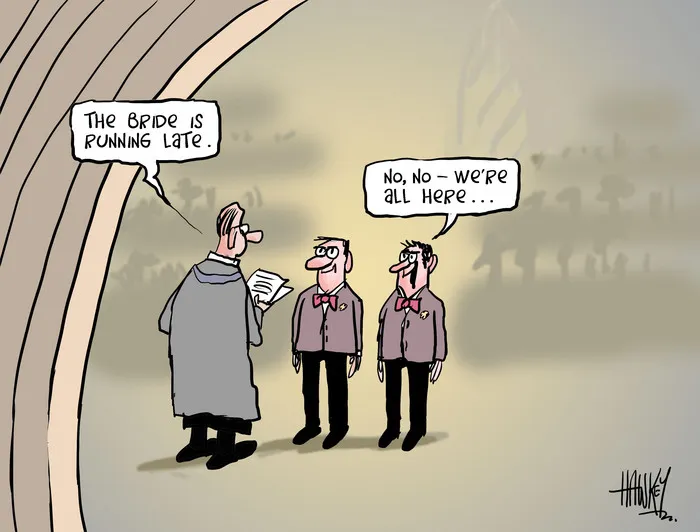 Hawkey, Allan Charles, 1941- :[Wedding]. 19 April 2013