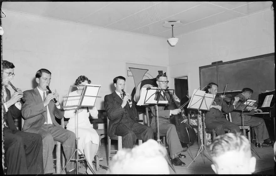 "Teachers Form an Orchestra" PN Intermediate Normal School