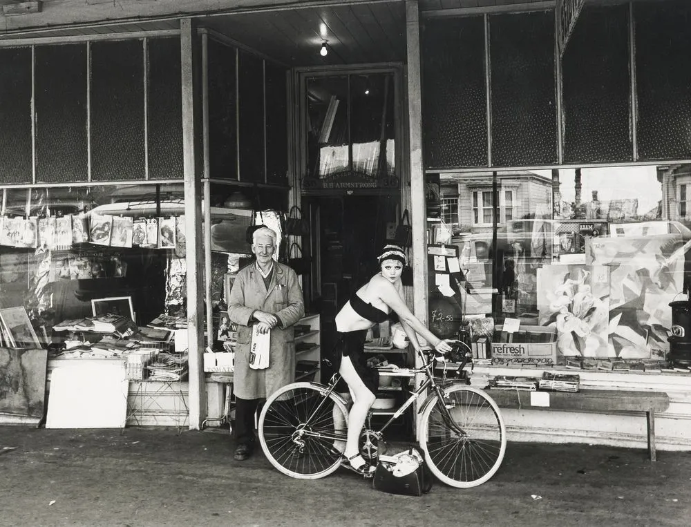 Dick Armstrong, second-hand dealer, and Dylan, Jervois Road