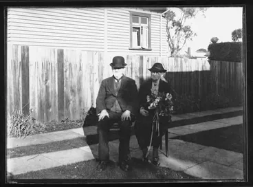 Image: Sarah Elizabeth Jackson and an unidentified man