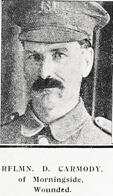 Rflmn D Carmody of Morningside, wounded