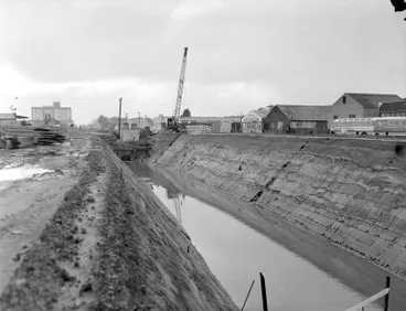 Image: Lowering the railway line