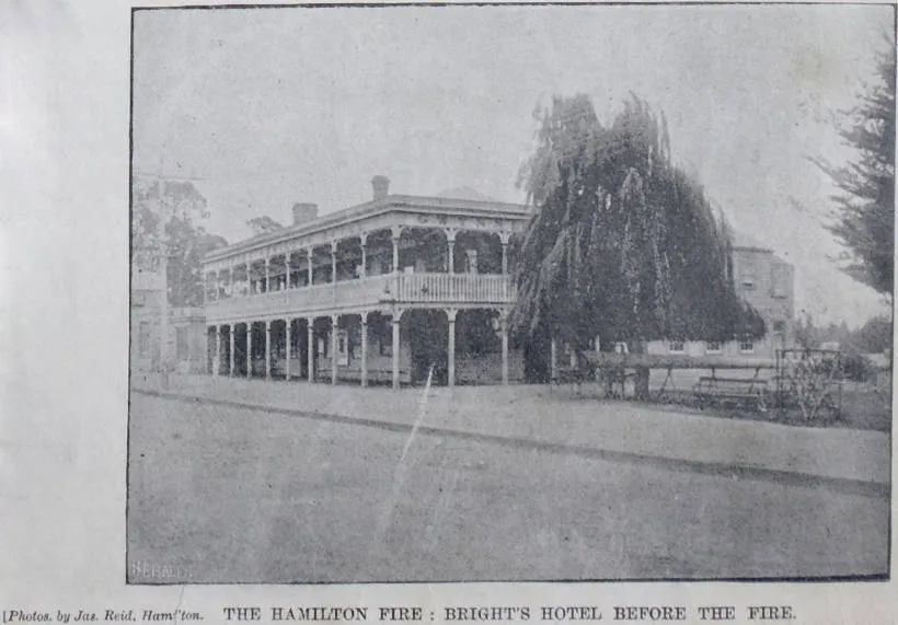 The Hamilton Fire: Bright's Hotel before the Fire