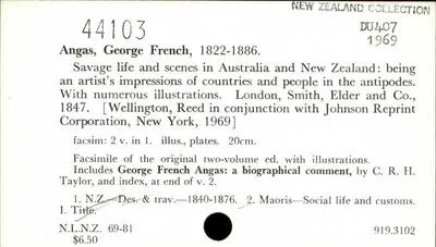 Savage life and scenes in Australia and New Zealand : being an artist's impressions of countries and people  in the antipodes