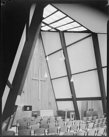 Image: Interior, Porangahau church, Hawke's Bay