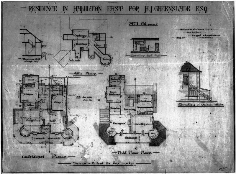 Plans - Greenslade House - Hamilton East