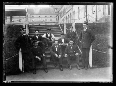 [Group of male attendants/guards, Avondale Lunatic Asylum]