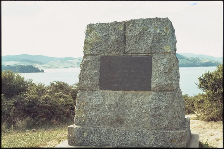 The Cook Monument at Mercury Bay, 1973