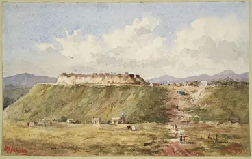 Image: Atcherley, Henry Mount Langton, fl 1860-1903 :Redoubt, Maketu, New Zealand [1864?]
