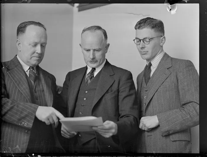 Messrs Bannister, Cadwallader and Annand, Wellington Aero Club