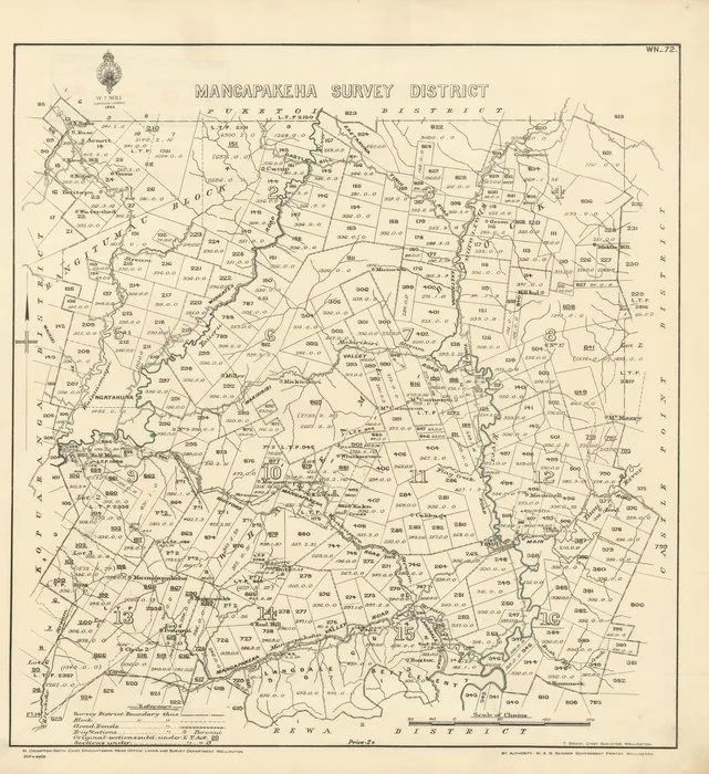 Mangapakeha Survey District [electronic resource].