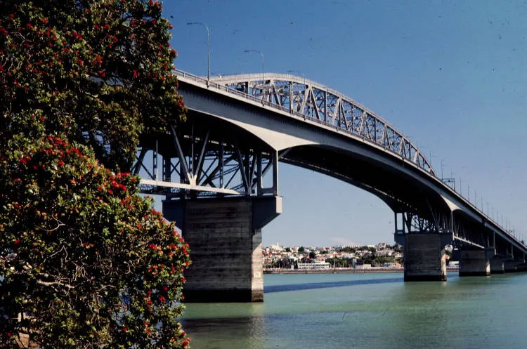 Auckland Harbour Bridge from Northcote