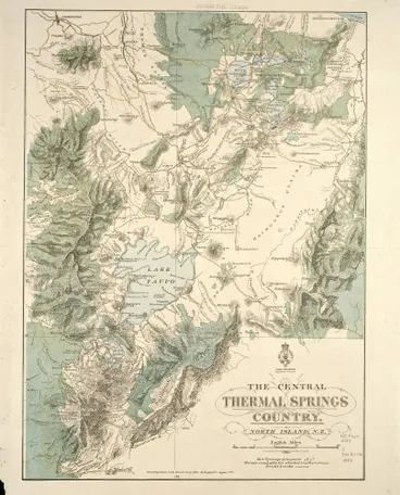 Image: The central thermal springs country. North Island, New Zealand.