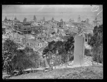 Image: Browning Street, Napier Earthquake, 1931