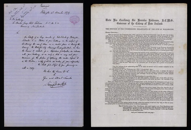 1879 Petition against Steam Trams