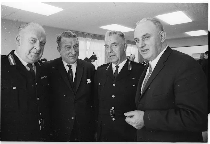 Top policemen at police officers conference