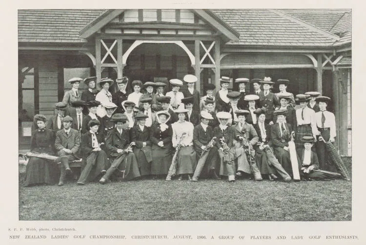 New Zealand Ladies' Golf Championship, Christchurch, August, 1906