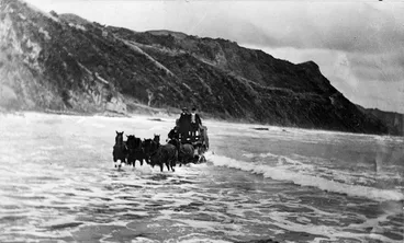 Image: Redstone's coach, possibly Makorori beach