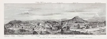 Image: The town of New Plymouth in the year 1843