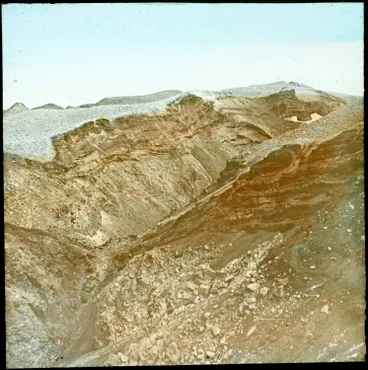 Climbing Mount Tarawera, 1932 Image: Climbing Mount Tarawera, 1932