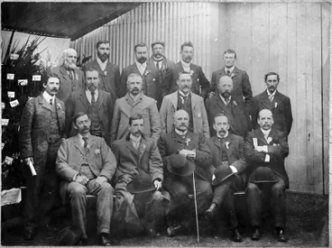 Image: Committee for the first Manawatu and West Coast Agricultural and Pastoral Winter Show, Palmerston North Showgrounds