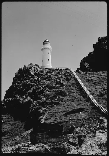 Image: Cape Palliser lighthouse, South Wairarapa district