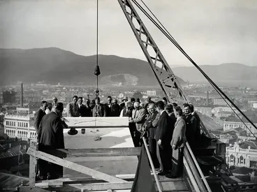 Image: Coping Stone Ceremony, 6 April 1929