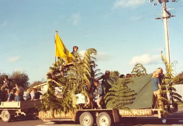 Image: Shannon Boy Scouts, Shannon Christmas Parade, 1980's