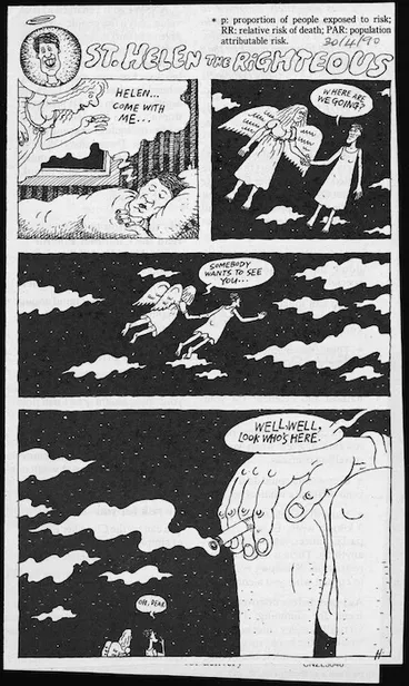 Image: Hodgson, Trace, 1958- :St Helen the righteous. New Zealand Listener, 30 April 1990.