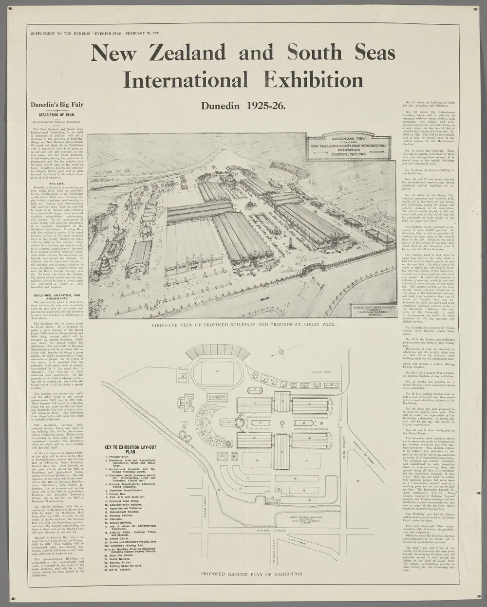 "New Zealand and South Seas International Exhibition Dunedin 1925-26."